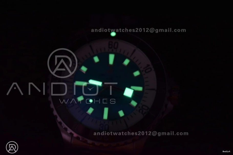 Dial Bracelet on 1:1 TF A2824 44 SS Edition White SuperOcean Blue Automatic Best 0130